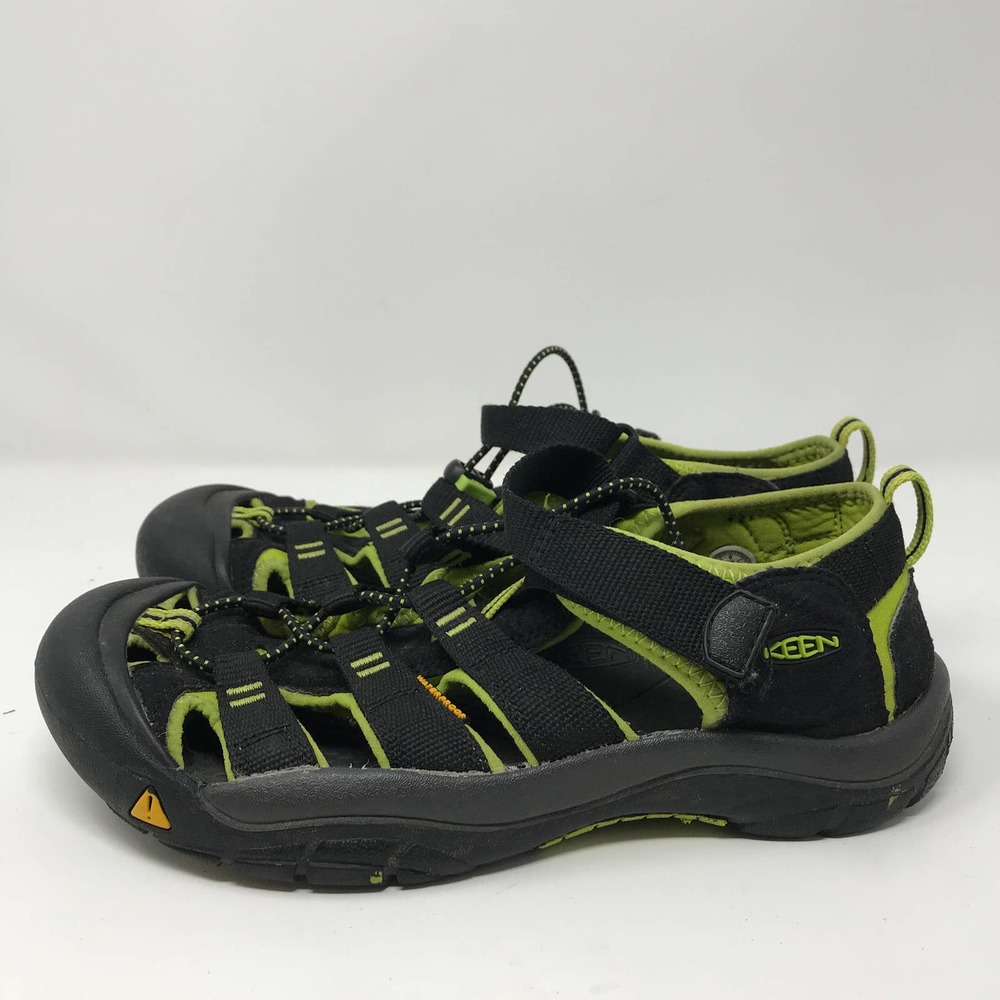 Keen Newport H2 Boys Youth Sport Hiking Sandals Waterproof Green Black | Size 6
